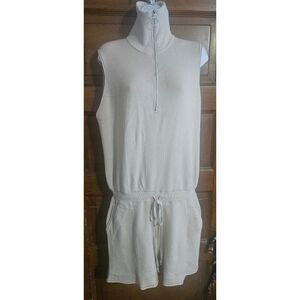 Woman's Sleeveless Sweater Romper